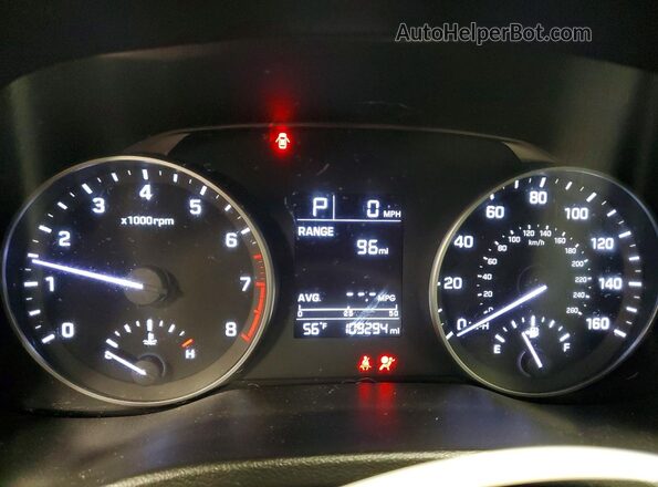 5NPD74LF0JH361320 2018 HYUNDAI ELANTRA Black ხელსაწყოთა პანელის ხედი