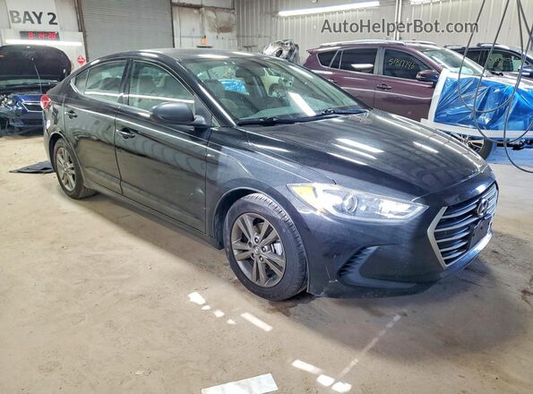 5NPD74LF0JH361320 2018 HYUNDAI ELANTRA Black წინა მარჯვენა