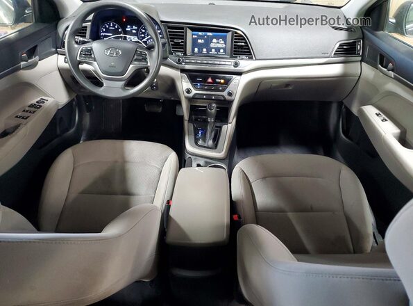 5NPD74LF0JH361320 2018 HYUNDAI ELANTRA Black წინა პანელის ხედი