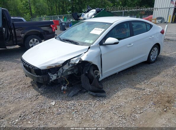 5NPD74LF0JH394530 2018 HYUNDAI ELANTRA White Front left