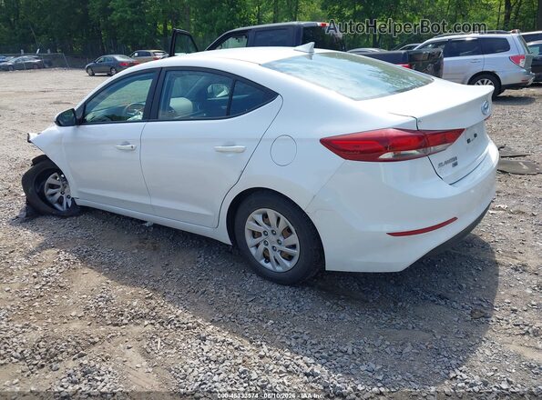 5NPD74LF0JH394530 2018 HYUNDAI ELANTRA White Rear left