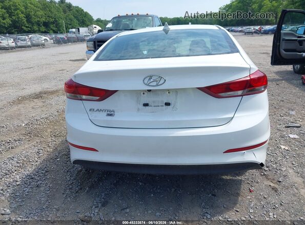 5NPD74LF0JH394530 2018 HYUNDAI ELANTRA White 