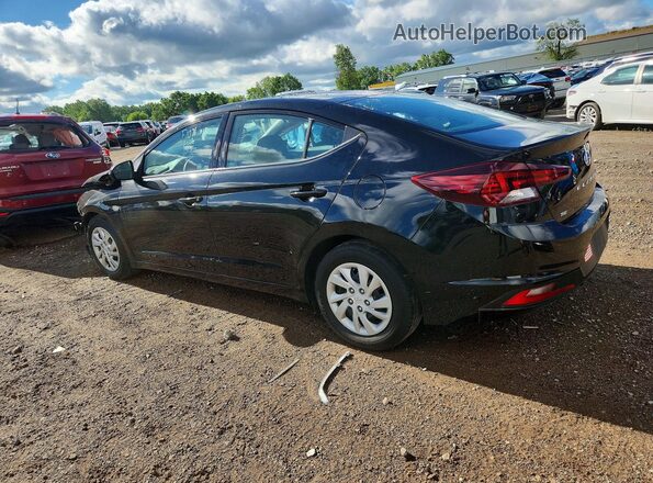 5NPD74LF0KH406628 2019 HYUNDAI ELANTRA Black Trasero izquierdo