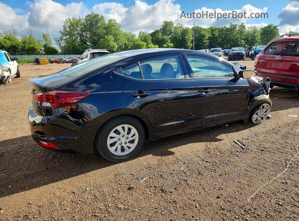 5NPD74LF0KH406628 2019 HYUNDAI ELANTRA Black Trasero derecho