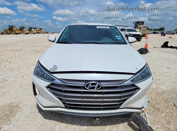5NPD74LF0KH439645 2019 HYUNDAI ELANTRA White Вид спереду