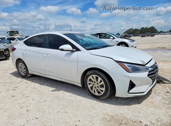 5NPD74LF0KH439645 2019 HYUNDAI ELANTRA White Передня права чверть