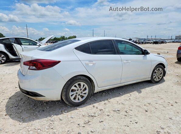 5NPD74LF0KH439645 2019 HYUNDAI ELANTRA White Задня права чверть
