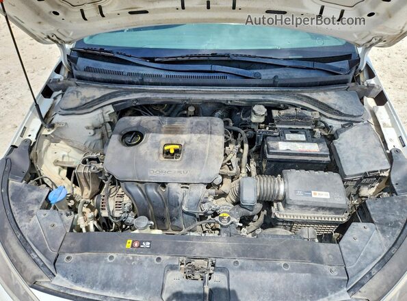 5NPD74LF0KH439645 2019 HYUNDAI ELANTRA White Вид задньої частини салону