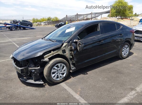 5NPD74LF0KH440648 2019 HYUNDAI ELANTRA Black Передня ліва чверть