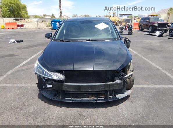 5NPD74LF0KH440648 2019 HYUNDAI ELANTRA Black Вид задньої частини салону