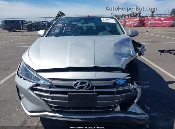5NPD74LF0KH477294 2019 HYUNDAI ELANTRA Silver Вид задньої частини салону