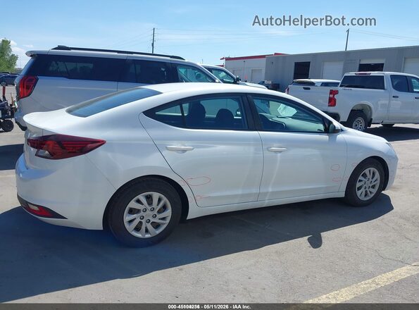 5NPD74LF0KH482916 2019 HYUNDAI ELANTRA White Вид задньої частини салону
