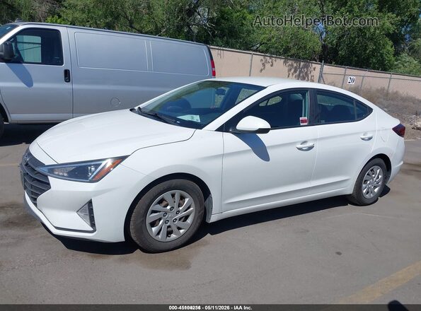 5NPD74LF0KH482916 2019 HYUNDAI ELANTRA White Панорамний вид салону 360°