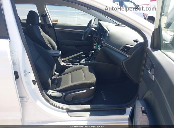 5NPD74LF0KH482916 2019 HYUNDAI ELANTRA White Вид салону спереду