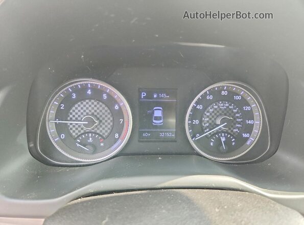 5NPD74LF0LH515138 2020 HYUNDAI ELANTRA Black Вид щитка приладів