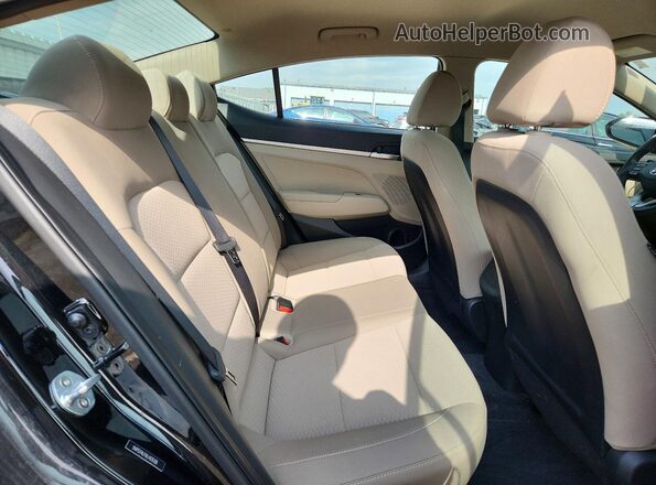 5NPD74LF0LH515138 2020 HYUNDAI ELANTRA Black Вид задніх сидінь