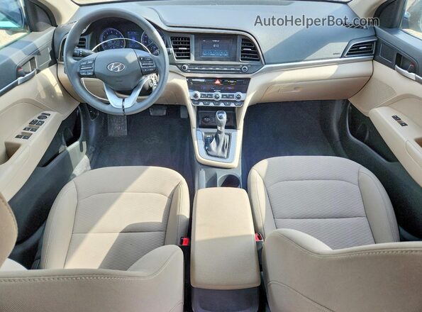 5NPD74LF0LH515138 2020 HYUNDAI ELANTRA Black Вид панелі приладів