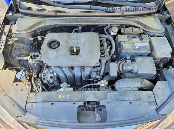 5NPD74LF0LH530741 2020 HYUNDAI ELANTRA Black Widok wnętrza z tyłu