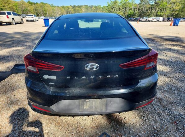 5NPD74LF0LH530741 2020 HYUNDAI ELANTRA Black Widok z tyłu