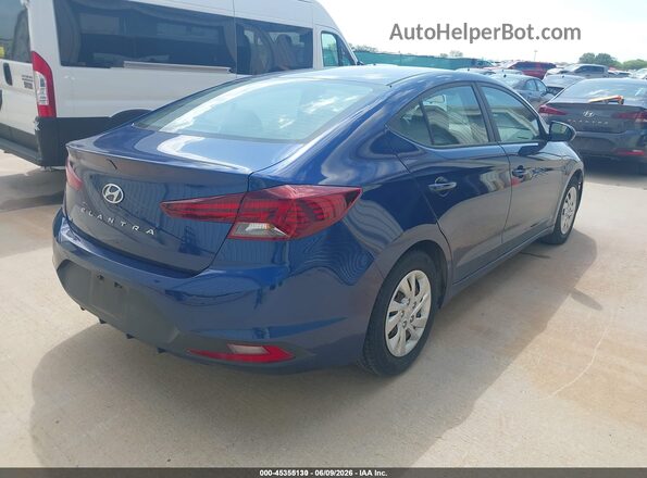 5NPD74LF0LH600528 2020 HYUNDAI ELANTRA Blue 