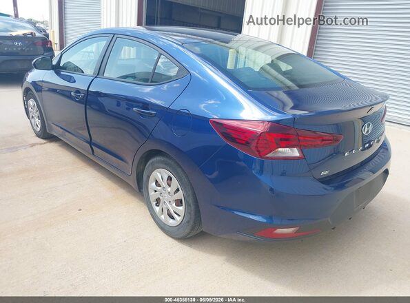 5NPD74LF0LH600528 2020 HYUNDAI ELANTRA Blue 