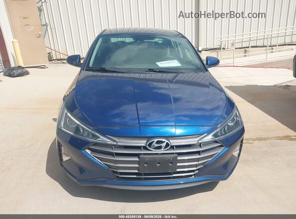 5NPD74LF0LH600528 2020 HYUNDAI ELANTRA Blue 