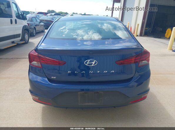 5NPD74LF0LH600528 2020 HYUNDAI ELANTRA Blue 