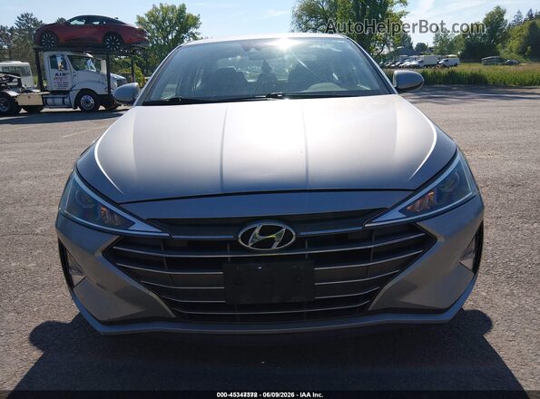 5NPD74LF0LH602103 2020 HYUNDAI ELANTRA Silver Вид щитка приладів