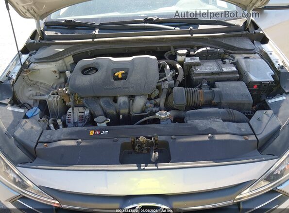 5NPD74LF0LH602103 2020 HYUNDAI ELANTRA Silver Вид ззаду