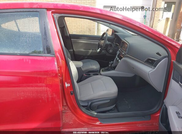 5NPD74LF0LH609682 2020 HYUNDAI ELANTRA Red Вид салону спереду