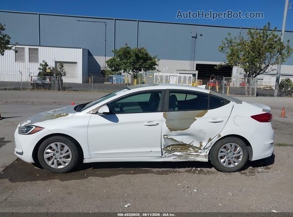 5NPD74LF1HH095560 2017 HYUNDAI ELANTRA Белый Панорамный вид салона 360°