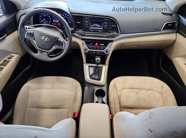 5NPD74LF1HH155059 2017 HYUNDAI ELANTRA White 
