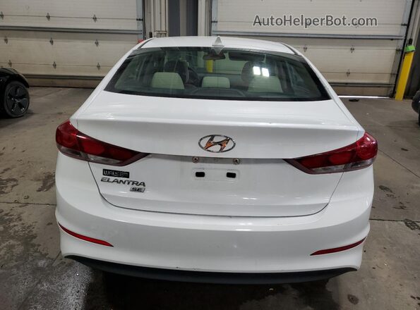 5NPD74LF1HH155062 2017 HYUNDAI ELANTRA White Вид ззаду