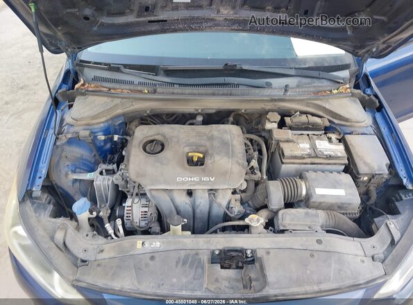 5NPD74LF1HH172556 2017 HYUNDAI ELANTRA Синий Вид сзади