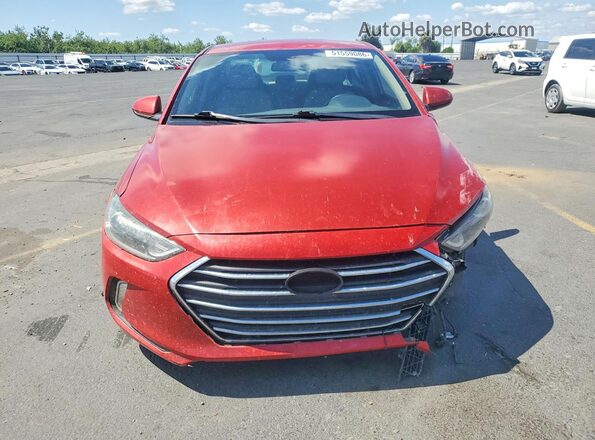 5NPD74LF1HH191804 2017 HYUNDAI ELANTRA Red 