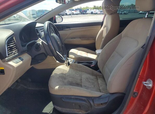 5NPD74LF1HH191804 2017 HYUNDAI ELANTRA Red 