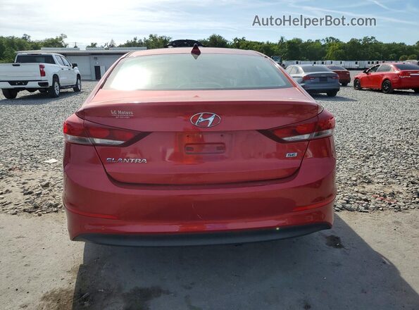 5NPD74LF1HH205166 2017 HYUNDAI ELANTRA Red 