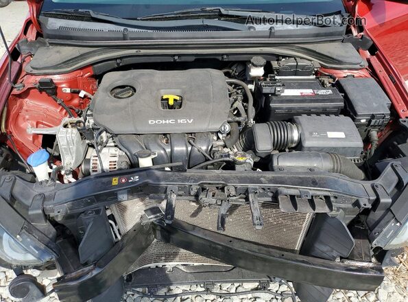 5NPD74LF1HH205166 2017 HYUNDAI ELANTRA Red 