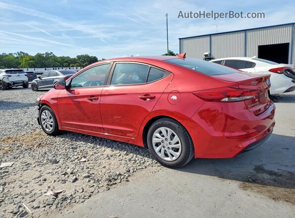 5NPD74LF1HH205166 2017 HYUNDAI ELANTRA Red 