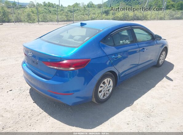 5NPD74LF1HH212702 2017 HYUNDAI ELANTRA Blue Հետևի աջ