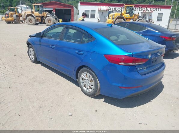 5NPD74LF1HH212702 2017 HYUNDAI ELANTRA Blue Հետևի ձախ