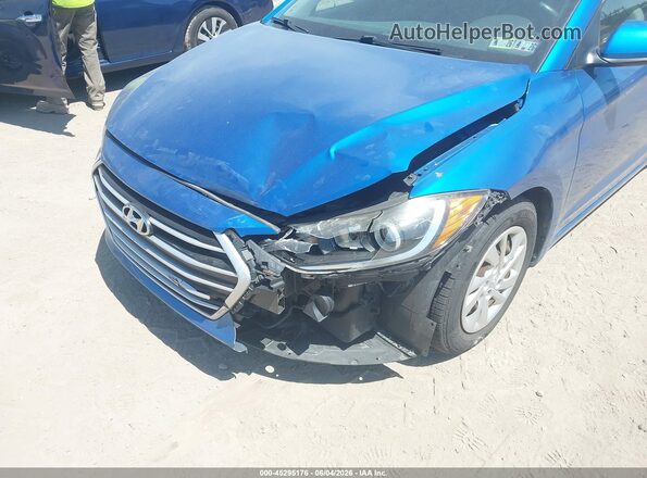 5NPD74LF1HH212702 2017 HYUNDAI ELANTRA Blue Դիմացի տեսք