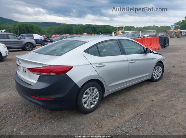 5NPD74LF1JH322798 2018 HYUNDAI ELANTRA Серебряный Задняя правая четверть
