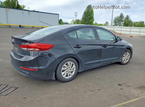 5NPD74LF1JH338466 2018 HYUNDAI ELANTRA Черный Задняя правая четверть