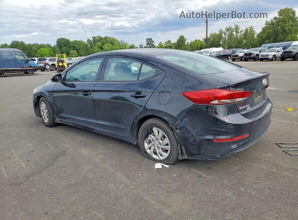 5NPD74LF1JH338466 2018 HYUNDAI ELANTRA Черный Задняя левая четверть