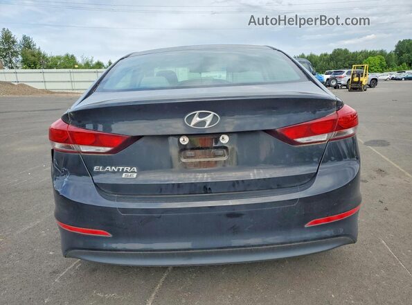 5NPD74LF1JH338466 2018 HYUNDAI ELANTRA Черный Вид сзади