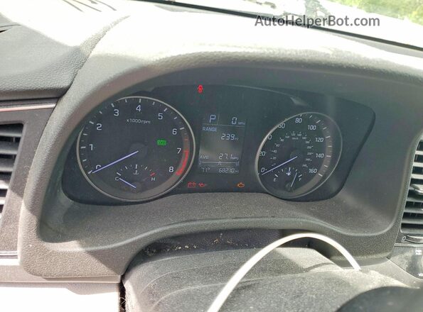 5NPD74LF1JH338466 2018 HYUNDAI ELANTRA Черный Вид щитка приборов