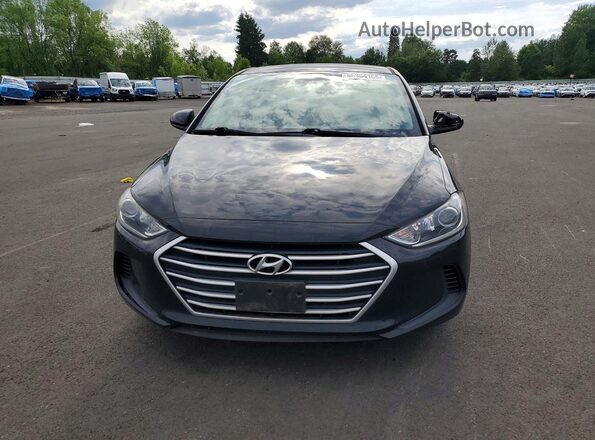 5NPD74LF1JH338466 2018 HYUNDAI ELANTRA Черный Вид спереди