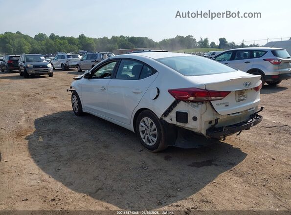 5NPD74LF1JH341013 2018 HYUNDAI ELANTRA White უკანა მარცხენა