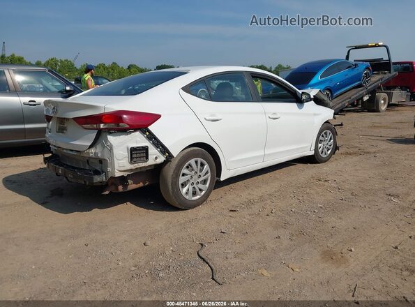 5NPD74LF1JH341013 2018 HYUNDAI ELANTRA White უკანა მარჯვენა
